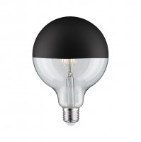 PAULMANN LED Globe 6,5 W E27 zrcadlov� svrchl�k �ern� mat tepl� b�l� stm�vateln� 286.79
