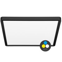 Ecolite LED sv�tidlo �tverec 40W 50cm CCT 4800lm IP40 �ern� lem W008S-CCT/40W/CR