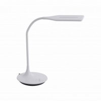 LEUCHTEN DIREKT is JUST LIGHT LED stoln� lampa v b�l�, flexibiln� rameno s m�nitelnou teplotou barvy sv�tla a stm�van�m 2700-5000K LD 13061-16