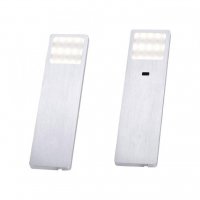 PAUL NEUHAUS LED skříňková svítidla, hliník, hranaté, design 3000K PN 1120-95-2 PAUL NEUHAUS LED skříňková svítidla, hliník, hranaté, design 3000K PN 1120-95-2