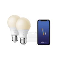 NORDLUX Smart 2xE27 7W 2200-6500K LED + EU bluetooth brána bílá 2070062701 NORDLUX Smart 2xE27 7W 2200-6500K LED + EU bluetooth brána bílá 2070062701