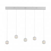 JUST LIGHT Kolekce Schöner Wohnen LED závěsné svítidlo LINI, bílé, 5-ramenné, nastavitelná výška, krokově stmívatelné 3000K JUST LIGHT Kolekce Schöner Wohnen LED závěsné svítidlo LINI, bílé, 5-ramenné, nastavitelná výška, krokově stmívatelné 3000K