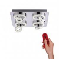 LEUCHTEN DIRECT LED stropn� sv�tidlo, 8-ramenn�, Smart Home, RGB+W RGB+3000-5000K MEDION LD 14662-17