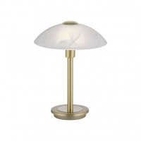 PAUL NEUHAUS LED stolní lampa matná mosaz alabastrový dekor sklo 3 krokové stmívání dotykovým stmívačem 3000K PN 4026-60 PAUL NEUHAUS LED stolní lampa matná mosaz alabastrový dekor sklo 3 krokové stmívání dotykovým stmívačem 3000K PN 4026-60