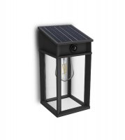 Philips Geri UltraEfficient solární LED svítidlo se senzorem 3,2W 500lm 4000K IP44 hranaté, antracit Philips Geri UltraEfficient solární LED svítidlo se senzorem 3,2W 500lm 4000K IP44 hranaté, antracit
