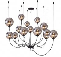 Závěsné svítidlo AZzardo Conflux 14 AZ2908 G9 14x33W IP20 60-160cm černé Závěsné svítidlo AZzardo Conflux 14 AZ2908 G9 14x33W IP20 60-160cm černé