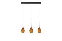 AZzardo AZ2322 závěsné svítidlo Izza 3 jantarová AZzardo AZ2322 závěsné svítidlo Izza 3 jantarová