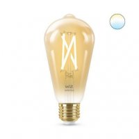 LED ��rovka WiZ Tunable White Filament Amber 8718699787233 E27 ST64 6,7-50W 640lm 2000-5000K, stm�vateln�