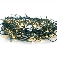 ACA Lighting 50 LED �et�z na baterie (3xAA), CW 6/18 �asova� + 8 program�, IP44, 490+30cm, zelen� kabel X0650134