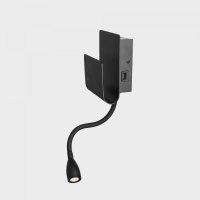 KOHL-Lighting PIXY n�st�nn� sv�tidlo 120x70 mm �ern� 7+3 W CRI >80 3000K Non-Dimm