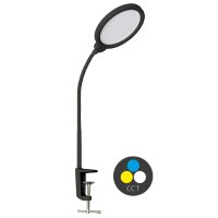 Ecolite LED stmívatelná stolní lampa 10W 500lm CCT černá LU13A-CR Ecolite LED stmívatelná stolní lampa 10W 500lm CCT černá LU13A-CR