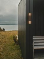 NORDLUX Aludra Double venkovn� n�st�nn� sv�tidlo metalick� hn�d� 2418121261