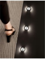 NOVA LUCE venkovn� zapu�t�n� sv�tidlo do zem� BANG nikl sat�n hlin�k LED 1W 3000K IP67 100-240V 42st. v�. driveru 9203112