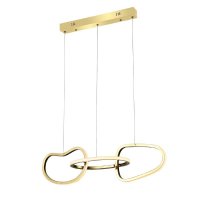 ACA Lighting z�v�sn� sv�tidlo RING LED 42W 3300lm CCT IP20 zlat� nerez ocel + akryl HM88LEDP3GDCCT