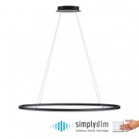 PAUL NEUHAUS LED z�v�sn� sv�tidlo ov�ln� 56x56 antracit stm�vateln� pam�ov� funkce SimplyDim 3000K PN 2393-13