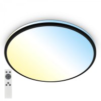 BRILONER Pulup LED stropn� sv�tidlo, plynule stm�vateln�, d�lkov� ovlada�, �ern� 3831015