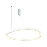 ACA Lighting z�v�sn� sv�tidlo LED 74W 3000K 6500lm HARMONY b�l� hlin�k IP20 D80XH120CM BR97LEDP80WH
