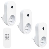 Solight d�lkov� ovl�dan� z�suvky set 3 + 1, 3 z�suvky, 1 ovlada� DY09