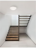 NOVA LUCE stropn� sv�tidlo BREST stropn� sv�tidlo b�l� op�lov� sklo a kov E27 2x12W 832401