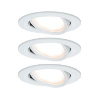 PAULMANN Smart Home Zigbee set Smart Home Zigbee 3.0 vestavn� sv�tidlo Nova Coin + Zigbee Cephei v�klopn� kruhov� 84mm 50� Coin 3x6W 230V 2700K b�l� mat