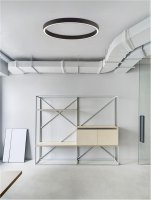 NOVA LUCE stropn� sv�tidlo STING LED stropn� sv�tidlo hlin�k a akryl �ern� Epistar SMD2835 60W 3000K Eaglerise TRIAC driver D100 H7.8 120st. IP20 stm�vateln� 9558670