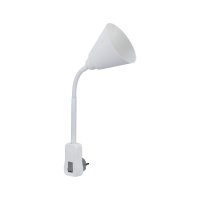 PAULMANN sv�tidlo do z�suvky Junus Flexarm E14 b�l� vyp�na� na lamp� 954.28 P 95428