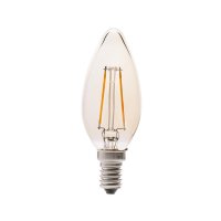 FARO LED žárovka svíčka filament AMBER E14 2W 2200K FARO LED žárovka svíčka filament AMBER E14 2W 2200K