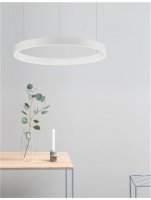 NOVA LUCE závěsné svítidlo MOTIF bílý hliník a akryl LED 40W 230V 3000K IP20 stmívatelné 9190740 NOVA LUCE závěsné svítidlo MOTIF bílý hliník a akryl LED 40W 230V 3000K IP20 stmívatelné 9190740
