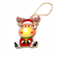 ACA Lighting d�ev�n� z�v�sn� dekorace sob, 1 LED, na baterie (1xCR2032), WW, IP20, 7x2.3x10cm X0711669