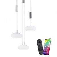 PAUL NEUHAUS Paul Neuhaus, Q-ETIENNE, LED z�v�sn� sv�tidlo ocel, Smart Home ZigBee 2700-5000K 2078-55