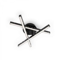 BRILONER LED stropn� sv�tidlo, 40 cm, 15 W, 2200 lm, �ern� BRILO 3518-035