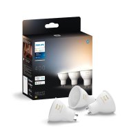 Philips Hue WA sada 3x ��rovka LED GU10 4,2W 400lm 2200-6500K CRI80 IP20