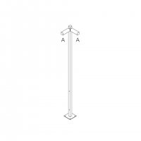 Artemide Walking - stojna 2500 - 2x90d hlavy - A 90h T4507B30 Artemide Walking - stojna 2500 - 2x90d hlavy - A 90h T4507B30