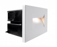 Light Impressions KapegoLED vestavn� sv�tidlo do zdi Yvette I W 220-240V AC/50-60Hz 5,00 W 3000 K 108 lm 107 mm b�l� 763005