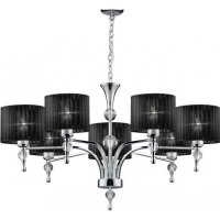 Závěsné svítidlo AZzardo Impress 7 black AZ0500 E27 7x50W IP20 80cm černé Závěsné svítidlo AZzardo Impress 7 black AZ0500 E27 7x50W IP20 80cm černé