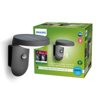 Philips Tyla IR solární venkovní nástěnné LED svítidlo se senzorem 1,2W 255lm 3000K IP44, antracit Philips Tyla IR solární venkovní nástěnné LED svítidlo se senzorem 1,2W 255lm 3000K IP44, antracit