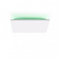 LEUCHTEN DIREKT is JUST LIGHT Stropn� sv�tidlo, b�l�, 45x45 cm, RGB, CCT, panel, hranat� 2700-5000K 15600-16