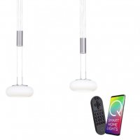 PAUL NEUHAUS Paul Neuhaus, Q-ETIENNE, LED z�v�sn� sv�tidlo ocel, Smart Home ZigBee 2700-5000K 2076-55
