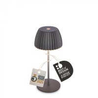 BRILONER Nab�jec� stoln� lampa Riffle Mini - 20 cm, 1,5W, 150lm, bezdr�tov�, LED, stm�vateln�, dotykov� vyp�na�, antracit 7552015