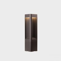 KOHL-Lighting SENDA FLOOR M stojac� lampa 120x120 mm tmav� �ed� 9 W CRI >80 3000K Non-Dimm