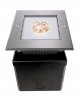 Light Impressions Deko-Light zemn� sv�tidlo Square COB I WW 220-240V AC/50-60Hz 7,70 W 3000 K 700 lm 125 mm st��brn� 730209