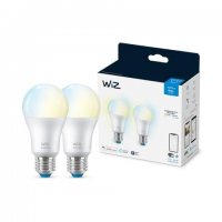 WiZ SET 2x LED ��rovka E27 A60 8W (60W) 806lm 2700-6500K IP20, stm�vateln�