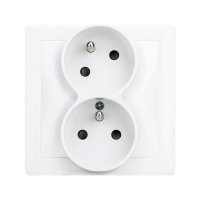 Solight dvojz�suvka Slim, pooto�en� horn� z�suvka, b�l� 5B172