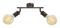 Rabalux bodové svítidlo Fidel E27 2x MAX 25W antická zlatá 3215 Rabalux bodové svítidlo Fidel E27 2x MAX 25W antická zlatá 3215