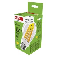 EMOS LED ��rovka Filament A70 / E27 / 18 W (150 W) / 2452 lm / neutr�ln� b�l� ZF5D83
