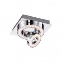 PAUL NEUHAUS LED stropn� sv�tidlo, chrom, modern� oto�n� 3000K LD 14520-17