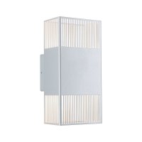 PAULMANN LED n�st�nn� sv�tidlo Tharin IP44 3000K 120x250mm 2x3,7W st��brn�