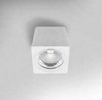 CENTURY Stropn� sv�tidlo LED QUBE B�L� 131x131x133mm 25W 230V 3000K 45d IP20