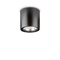 Stropn� bodov� sv�tidlo Ideal Lux Mood PL1 D15 Round Nero 243450 GU10 1x50W 15cm kulat� �ern�