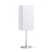 RENDL NYC/TEMPO 15/30 stolní Polycotton bílá/nikl 230V E27 7W R14064 RENDL NYC/TEMPO 15/30 stolní Polycotton bílá/nikl 230V E27 7W R14064